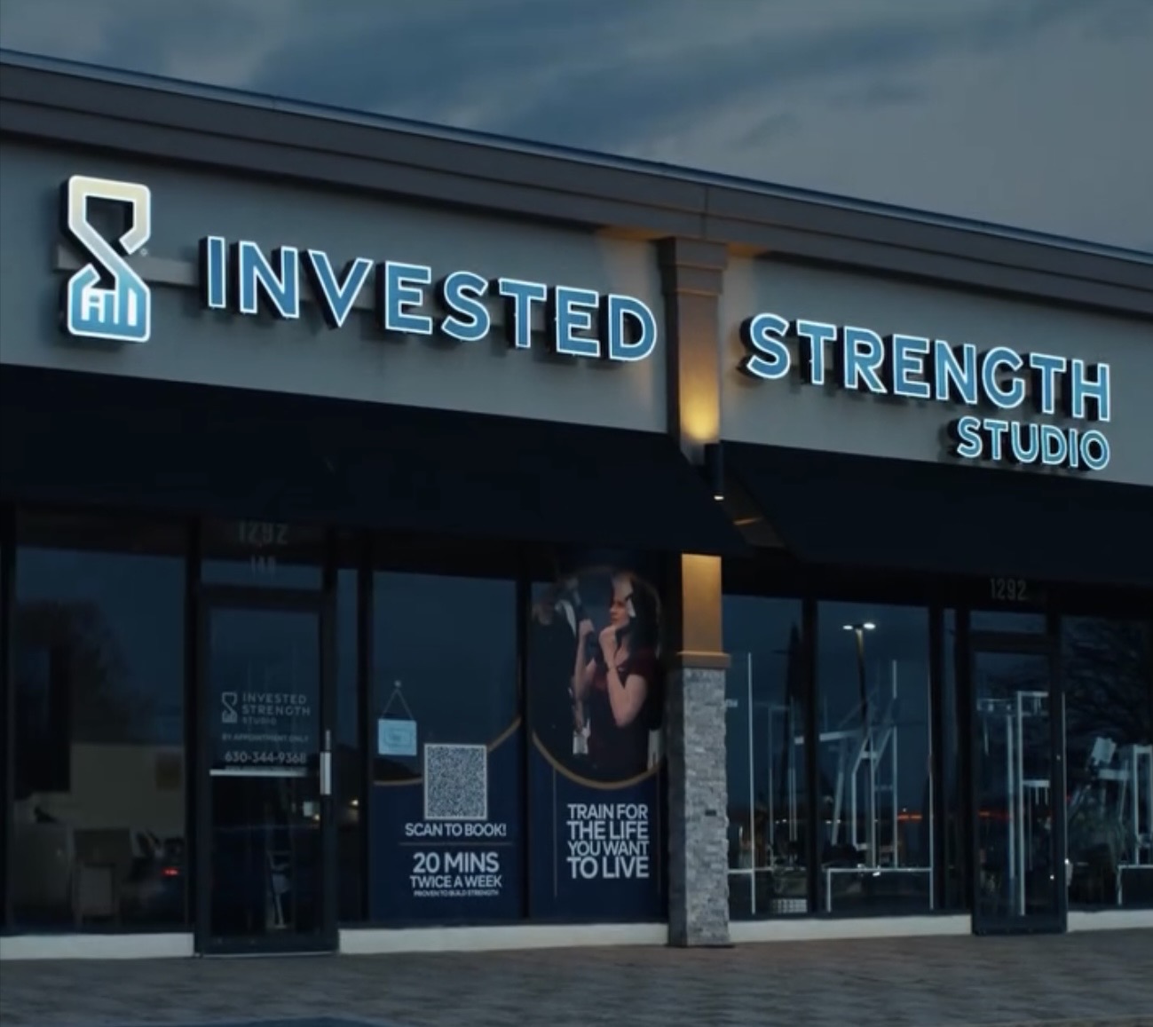 Invested Strength Studio exterior Naperville IL