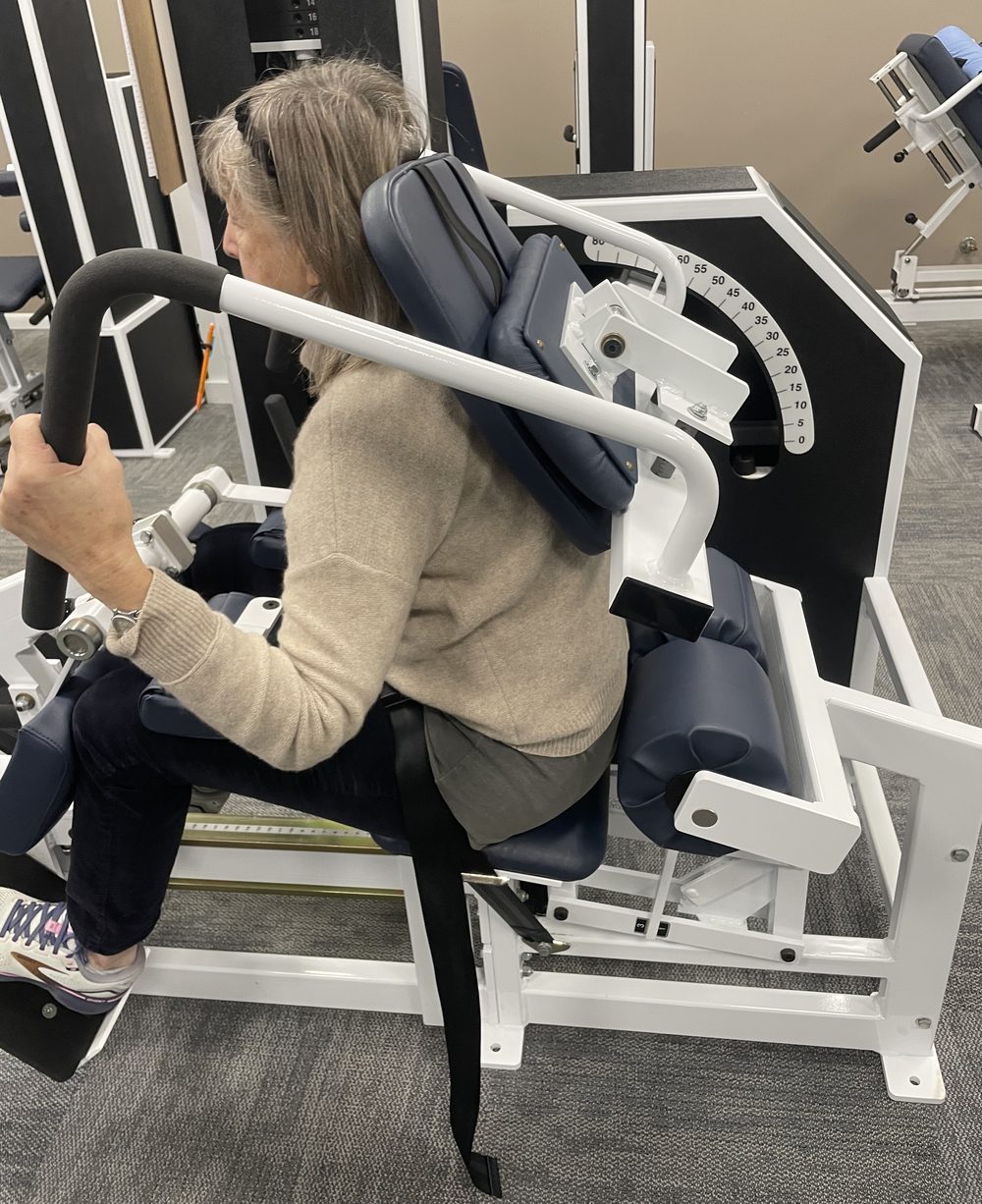 Client training at Invested Strength Studio