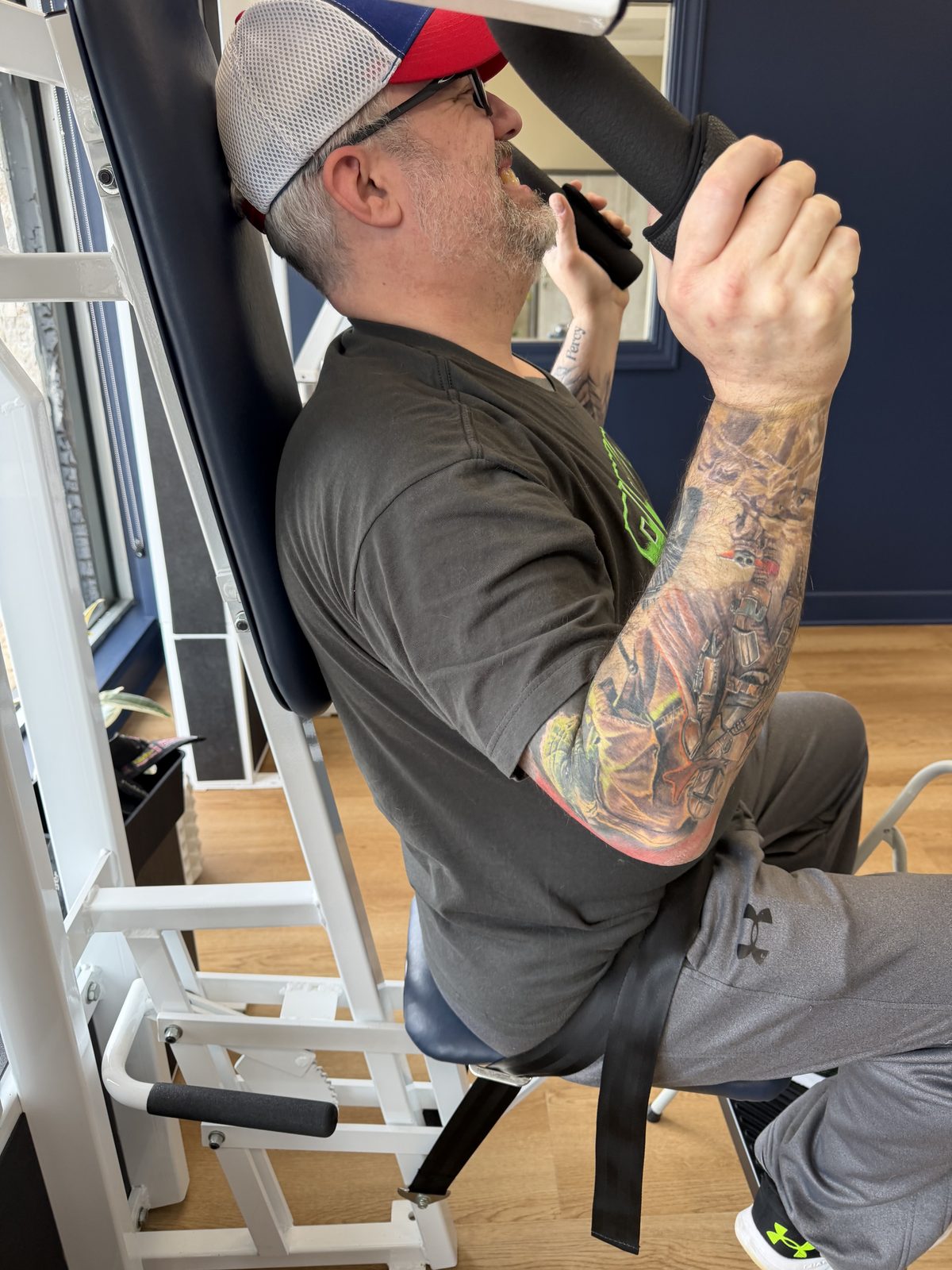 Client training at Invested Strength Studio
