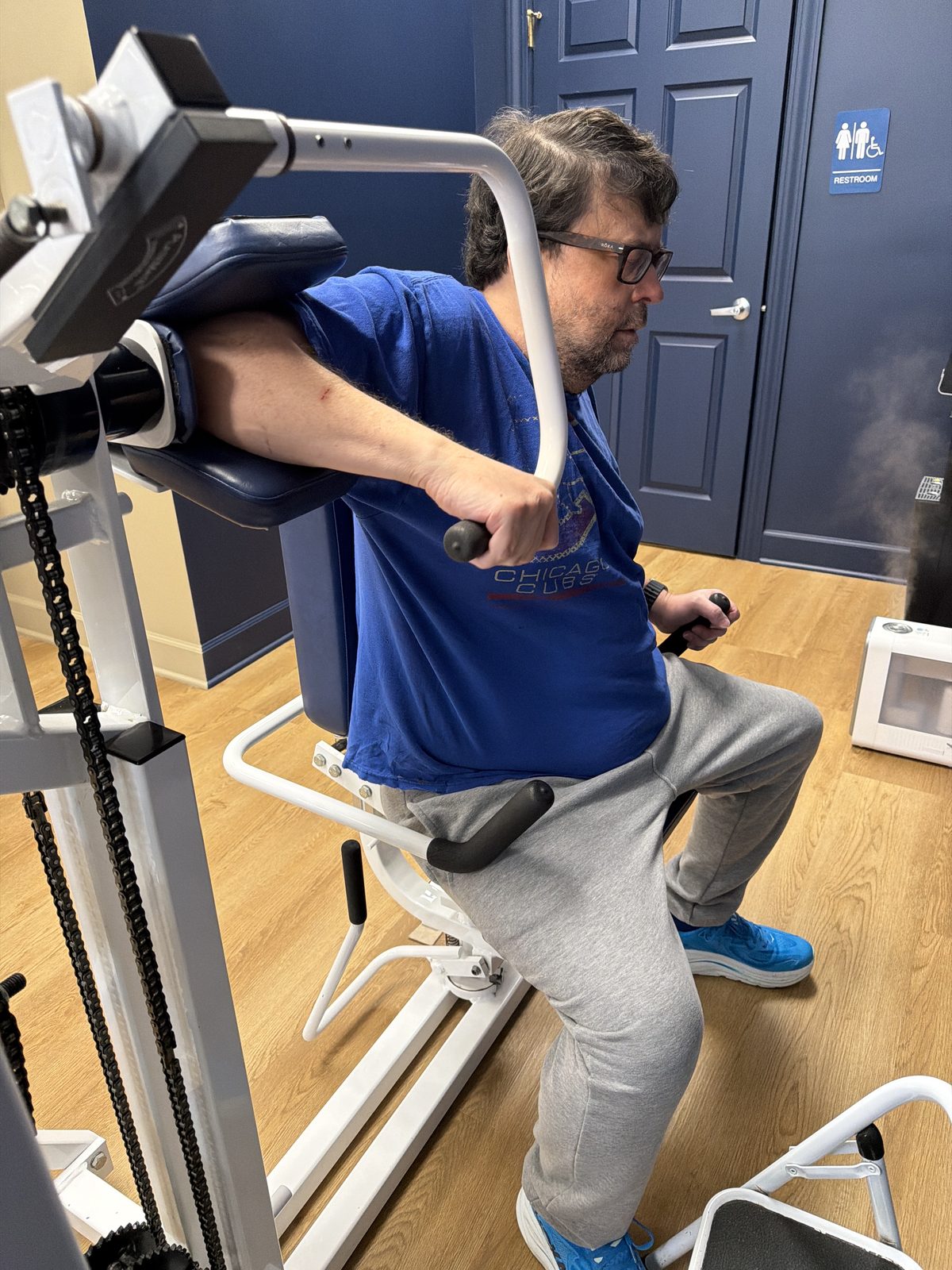 Client training at Invested Strength Studio