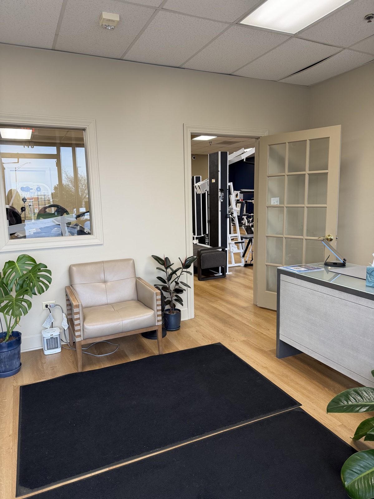 Invested Strength Studio reception area