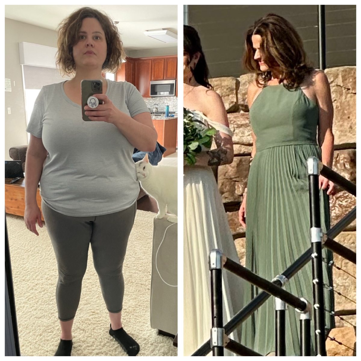 Megan Costilow before and after transformation